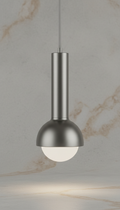Brushed Steel Pendant Light