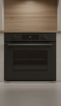Matte Black Built-In Kitchen Oven